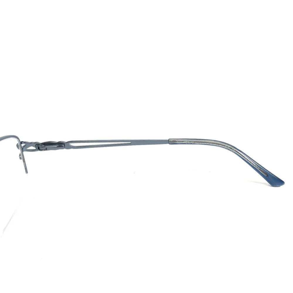 Tres Jolie Eyeglasses Frames 198 456 Light Blue Wire Rim Crystals 58-17-145